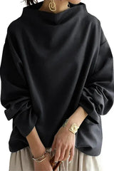 Yiota - Oversized round neck jumper for women