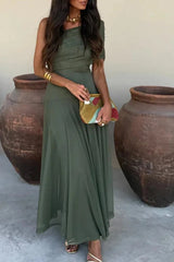 Elena - Flowing Off-Shoulder Maxi Dress