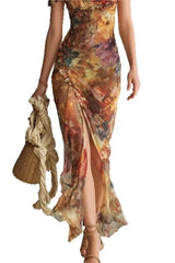 Arabelle – Autumn Muse Maxi Dress