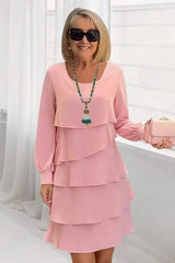 Noirelle - Elegant Tiered Midi Dress