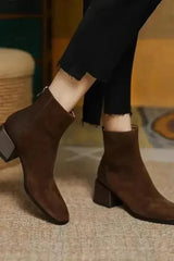 Frosted - Leather Boots