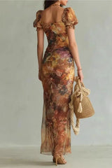 Arabelle – Autumn Muse Maxi Dress