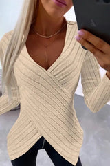 The Alina – Asymmetrical Wrap Longsleeve