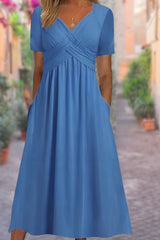 Elisea – Elegant Flow Midi Dress