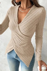 The Alina – Asymmetrical Wrap Longsleeve