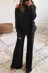 The Liora – Cozy Knit Drape Set