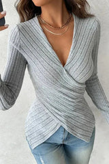 The Alina – Asymmetrical Wrap Longsleeve