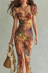 Arabelle – Autumn Muse Maxi Dress