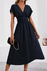 Elowen – Timeless Waist-Tie Midi Dress