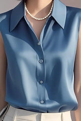 Satin Summer Blouse