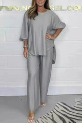 The Solaya – Relaxed Wide-Leg Set