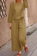 The Ayla – Earthlight Linen Set