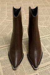 Classy Heel - Leather Boots