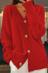 Elina – Soft Button Knit Cardigan