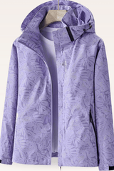 Petalyn - Lightweight Floral Hooded Jacket