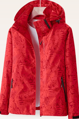 Petalyn - Lightweight Floral Hooded Jacket