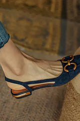 Riley - Elegant Square Heel Sandals