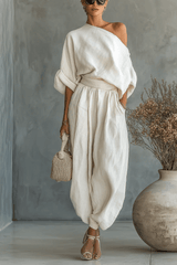 Elara - Signature One-Shoulder Jumpsuit