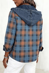 Selora – Hooded Check Overshirt