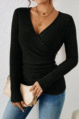 The Lyra – Textured Wrap Longsleeve