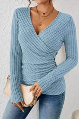 The Lyra – Textured Wrap Longsleeve