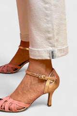 Elise – Elegant Cross Strap Heels