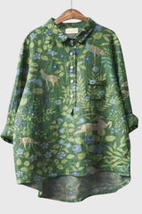 Lumi - Vintage Animal Blouse