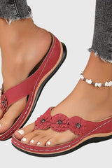 Marisol - Floral Comfort Thong Sandals