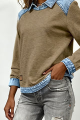 Amelie – Layered Collar Knit Sweater