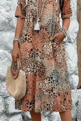 Elira – Vibrant Printed Midi Dress