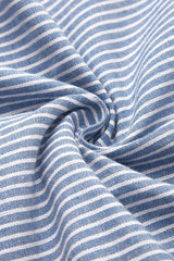 Mariselle – Coastal Stripe Button Midi Dress