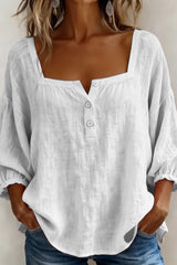 Liora – Effortless Linen Button Blouse