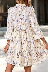 Celeste | Floral Tiered Midi Dress