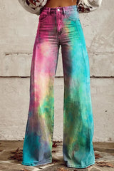 Jennifer - Colorful Wide Leg Pants