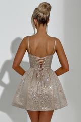 The Crystal Mini Dress