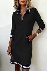 Marvella – Sporty Chic Zip Dress