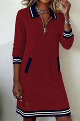 Marvella – Sporty Chic Zip Dress