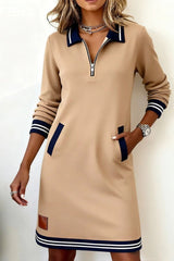 Marvella – Sporty Chic Zip Dress