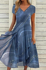 Sophie - Flounced A-Line Dress