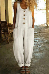 Delyra – Casual Denim Style Jumpsuit