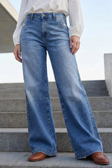 Arielle – Relaxed Wide-Leg Denim Trousers