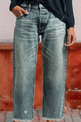 Harper - Vintage Wash Wide-Leg Jeans