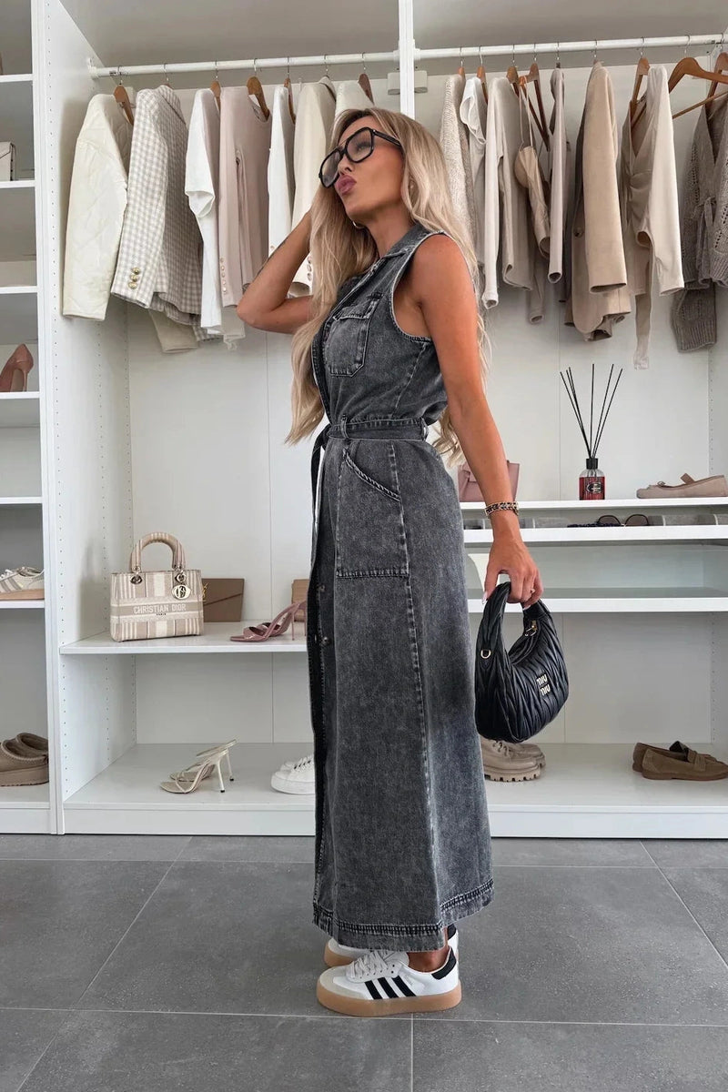 Isabelle - Maxi Denim Dress