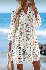 Amelie – Bohemian Floral Smock Dress