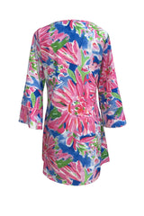 Tropical | Bloom Long Sleeve Mini Dress