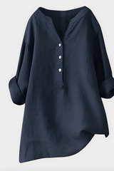Marina – Relaxed Cotton Button Tunic