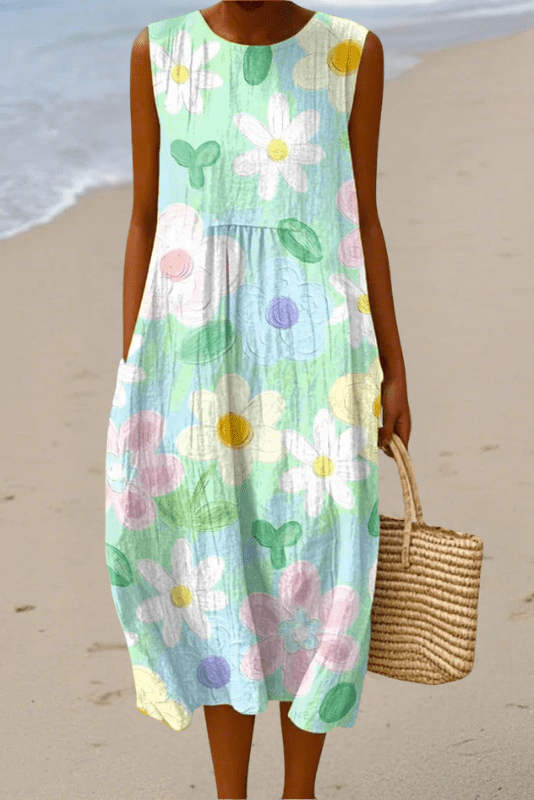 The Garden Whimsy – Sleeveless Dress