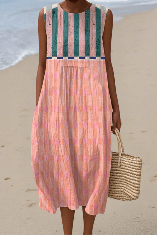 The Summer Stripe – Sleeveless Dress
