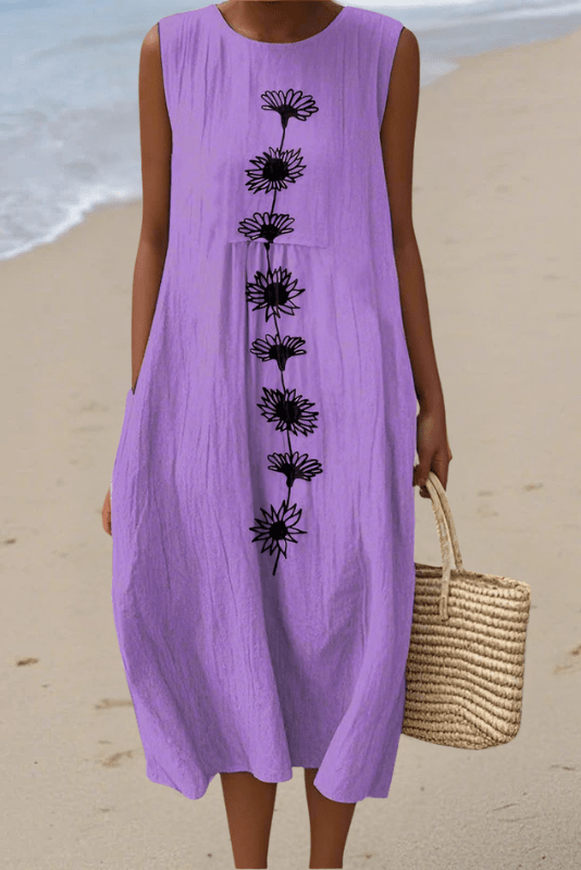 The Wildflower Line – Sleeveless Dress