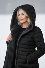 Everly – Winter Luxe Hooded Puffer Coat